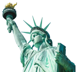 Majestic Liberty: Iconic American Symbol Statue of Liberty Clipart Design