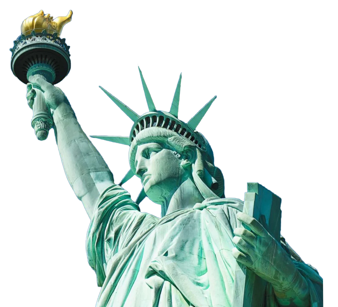 Majestic Liberty: Iconic American Symbol Statue of Liberty Clipart Design