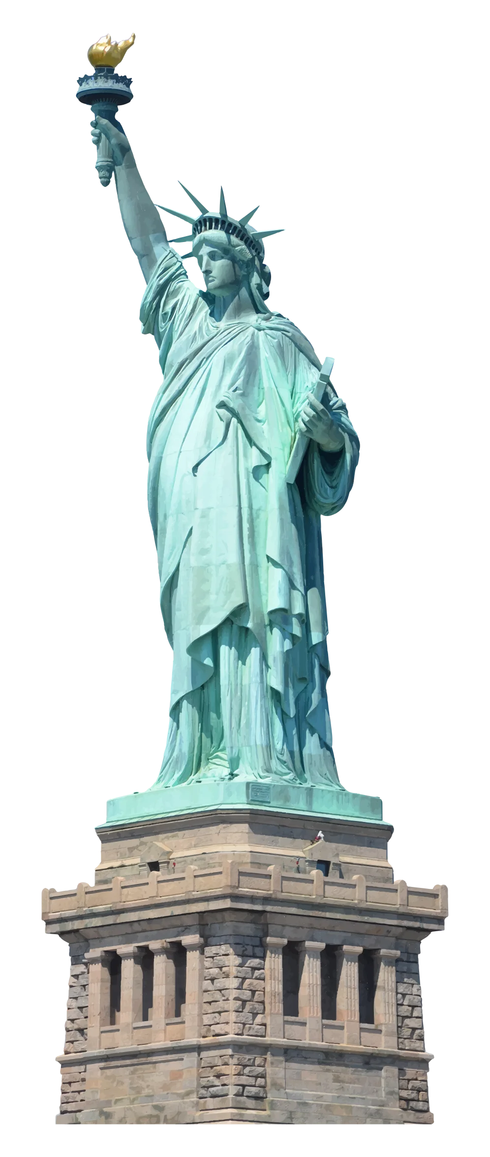 Majestic Statue of Liberty Clipart: Iconic Symbol of Freedom and Democracy