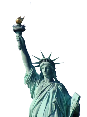 Majestic Statue of Liberty Clipart: Iconic Symbol of Freedom and Hope