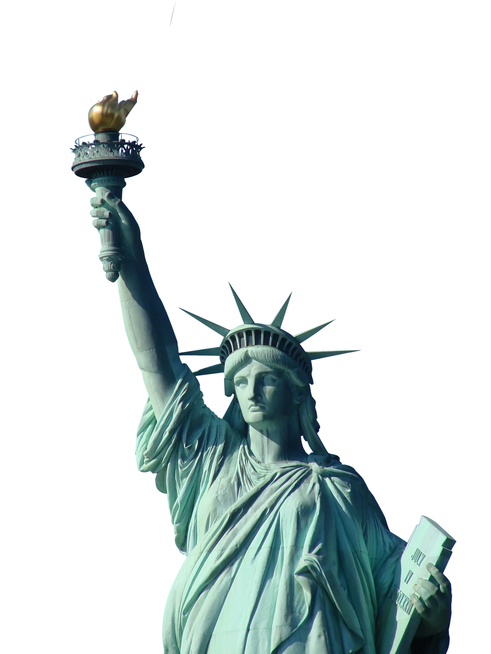 Majestic Statue of Liberty Clipart: Iconic Symbol of Freedom and Hope