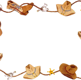 Rustic Western Adventure Cowboy Gear and Lasso Clipart Collection
