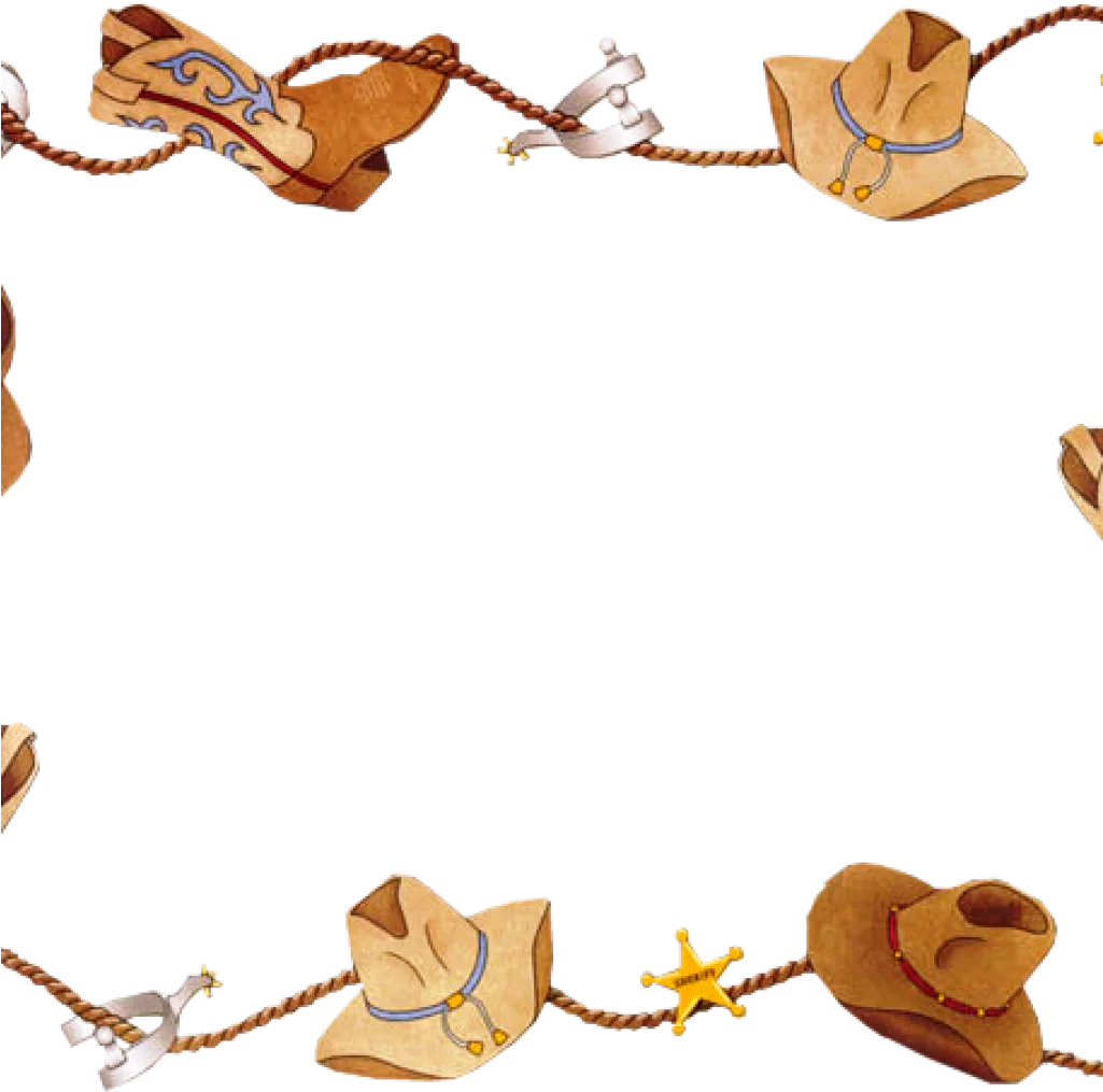 Rustic Western Adventure Cowboy Gear and Lasso Clipart Collection