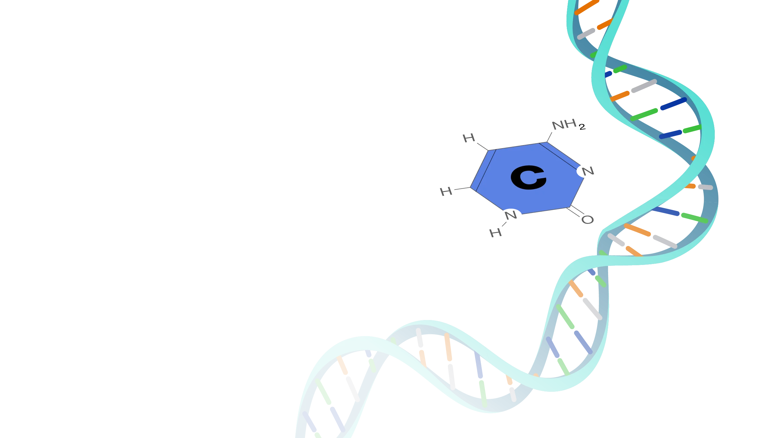Scientific DNA Helix Molecular Structure Genetics Clipart Illustration