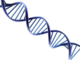 Scientific Double Helix DNA Molecular Structure Clipart Illustration Design