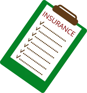 Green Insurance Policy Checklist Clipboard Clipart - Comprehensive Documentation Symbol