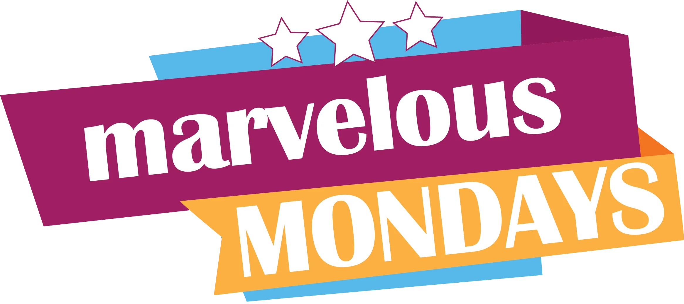 Marvelous Mondays Colorful Clipart Design with Playful Typography