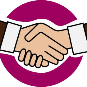Professional Business Partnership Handshake Clipart Graphic Design Element