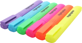 Rainbow Colorful Marker Clipart Collection - Bright Stationery Illustration