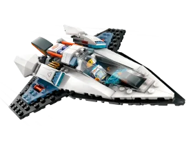 Futuristic Space Explorer LEGO Clipart - Sleek Interstellar Spacecraft Design