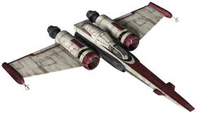 Starfighter Interceptor Spacecraft Clipart Detailed Sci-Fi Graphic Design