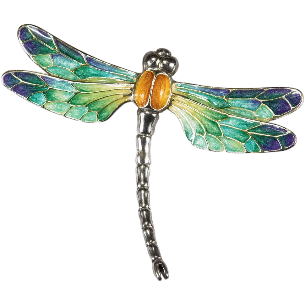 Delicate Watercolor Dragonfly Clipart with Iridescent Translucent Wings
