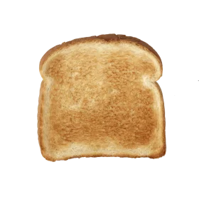 Golden-Brown Toasted Bread Slice Clipart: A Classic Breakfast Staple