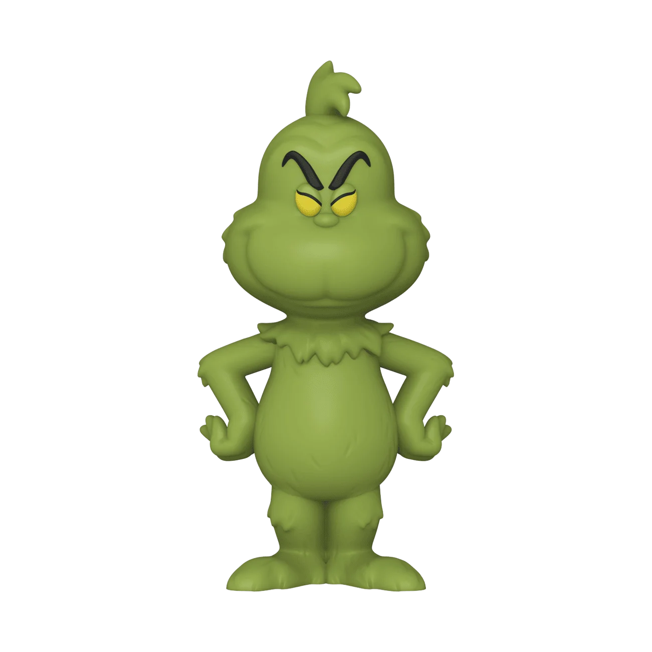 Mischievous Green Christmas Character Funko Pop Clipart Design