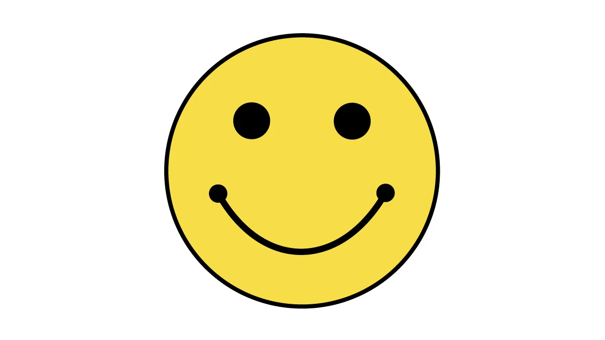 Classic Yellow Smiley Face Clipart - Iconic Symbol of Happiness and Positivity