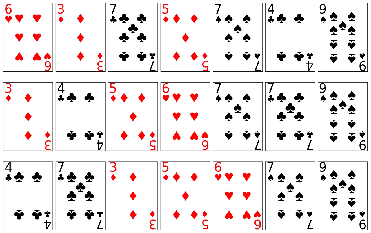 Classic Playing Cards Clipart Collection - Full Deck Illustration Design