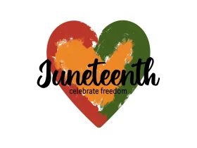 Heartfelt Juneteenth Celebration Clipart Commemorating Freedom and Unity