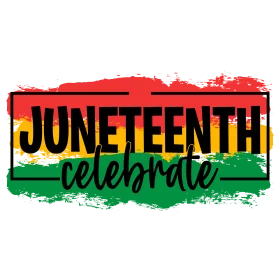 Juneteenth Celebrate Commemorative Freedom Clipart Design
