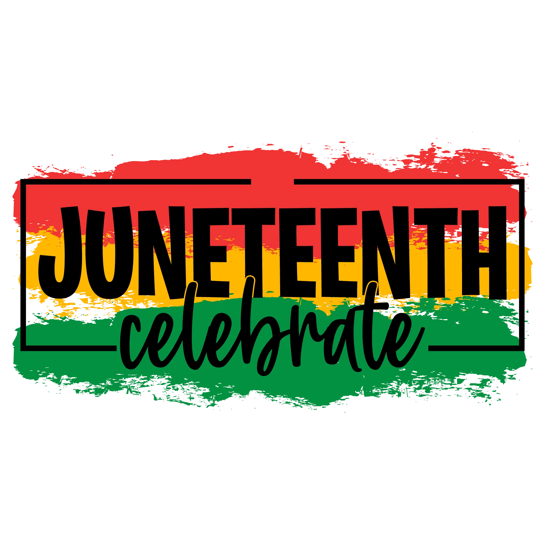 Juneteenth Celebrate Commemorative Freedom Clipart Design
