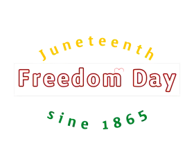 Juneteenth Freedom Day Commemorative Clipart Design Celebrating Emancipation
