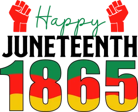 Powerful Juneteenth 1865 Freedom Celebration Commemorative Clipart Design