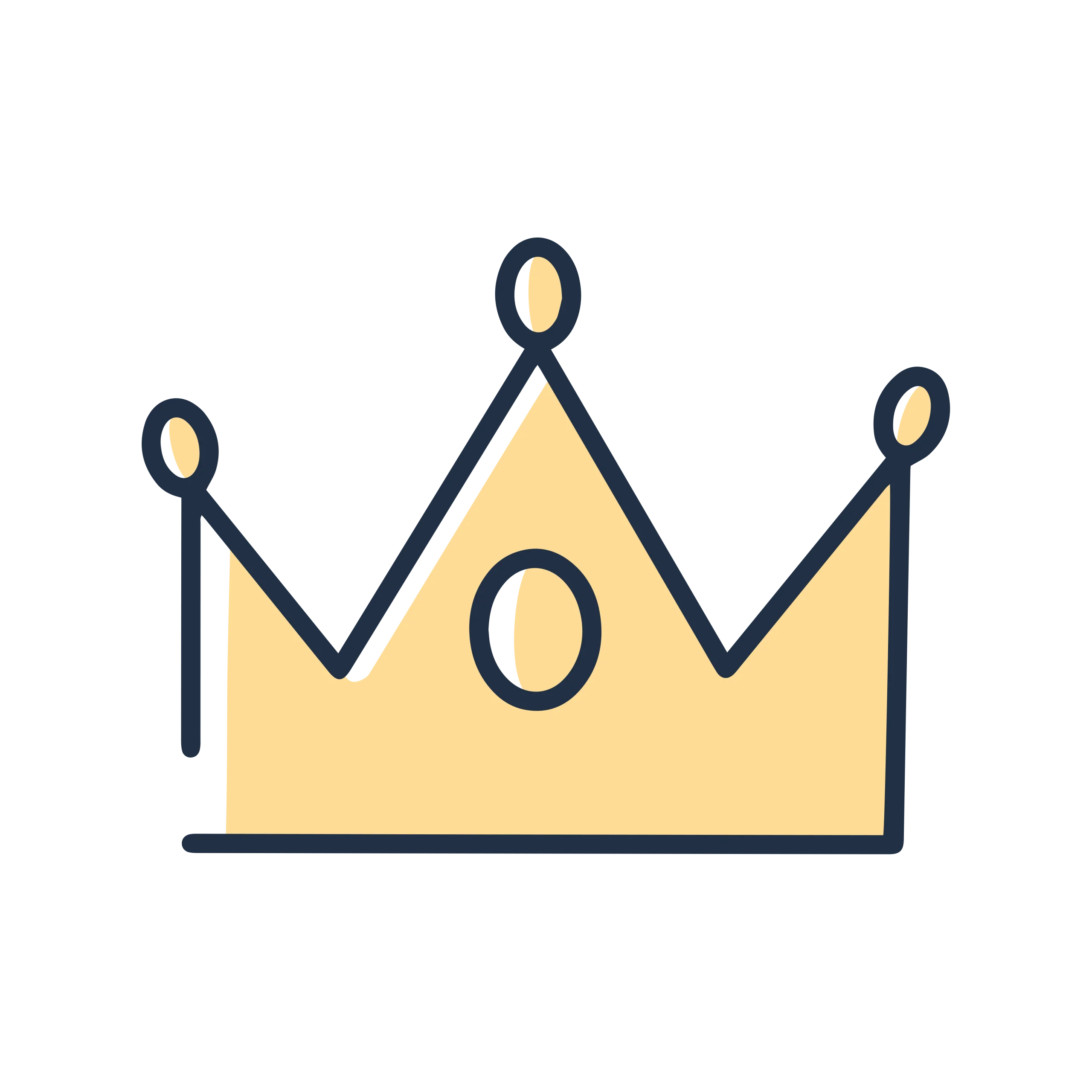 Elegant Simple Royal Crown Clipart with Soft Pastel Color Palette Design