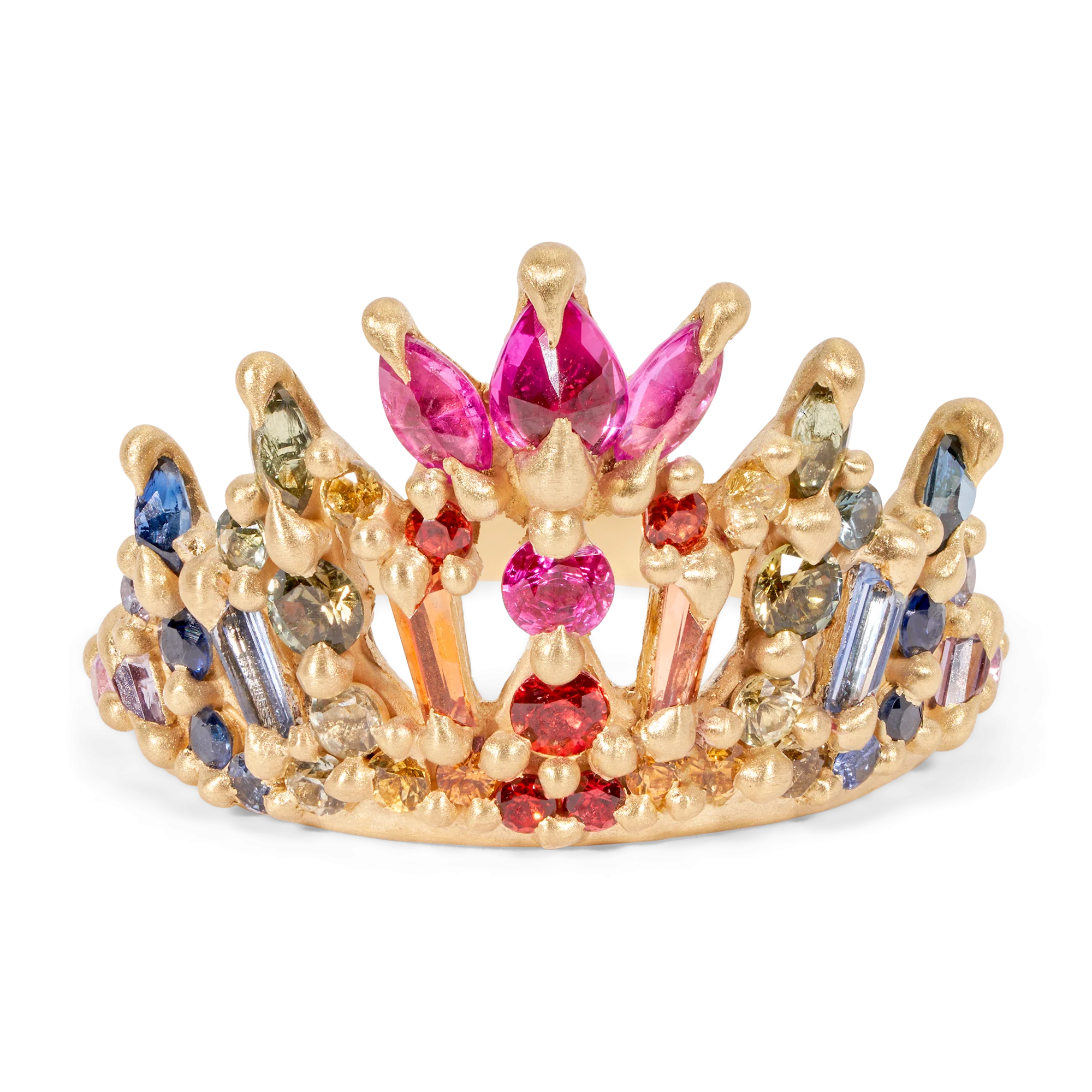 Enchanting Royal Gemstone-Encrusted Princess Tiara Clipart Illustration