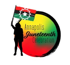 Silhouetted Freedom: Annapolis Juneteenth Celebration Commemorative Clipart Design