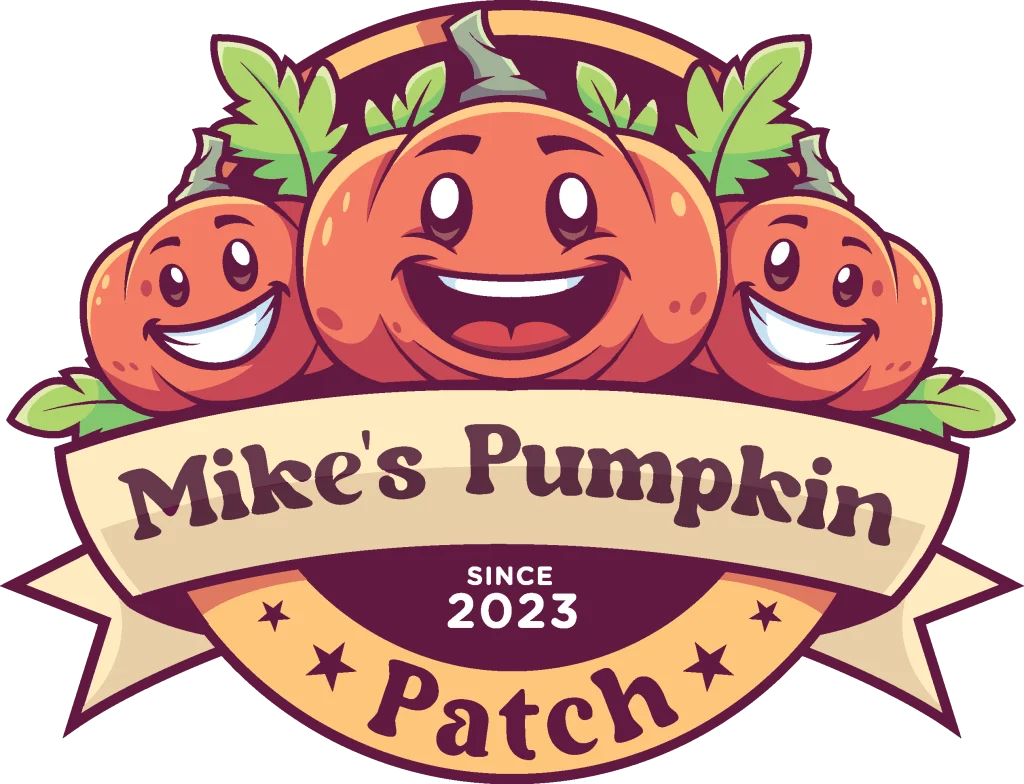 Mike's Pumpkin Patch: A Cheerful Cartoon Clipart Celebration of Autumnal Harvest Fun
