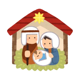 Adorable Christmas Nativity Scene Clipart with Charming Cartoon Characters
