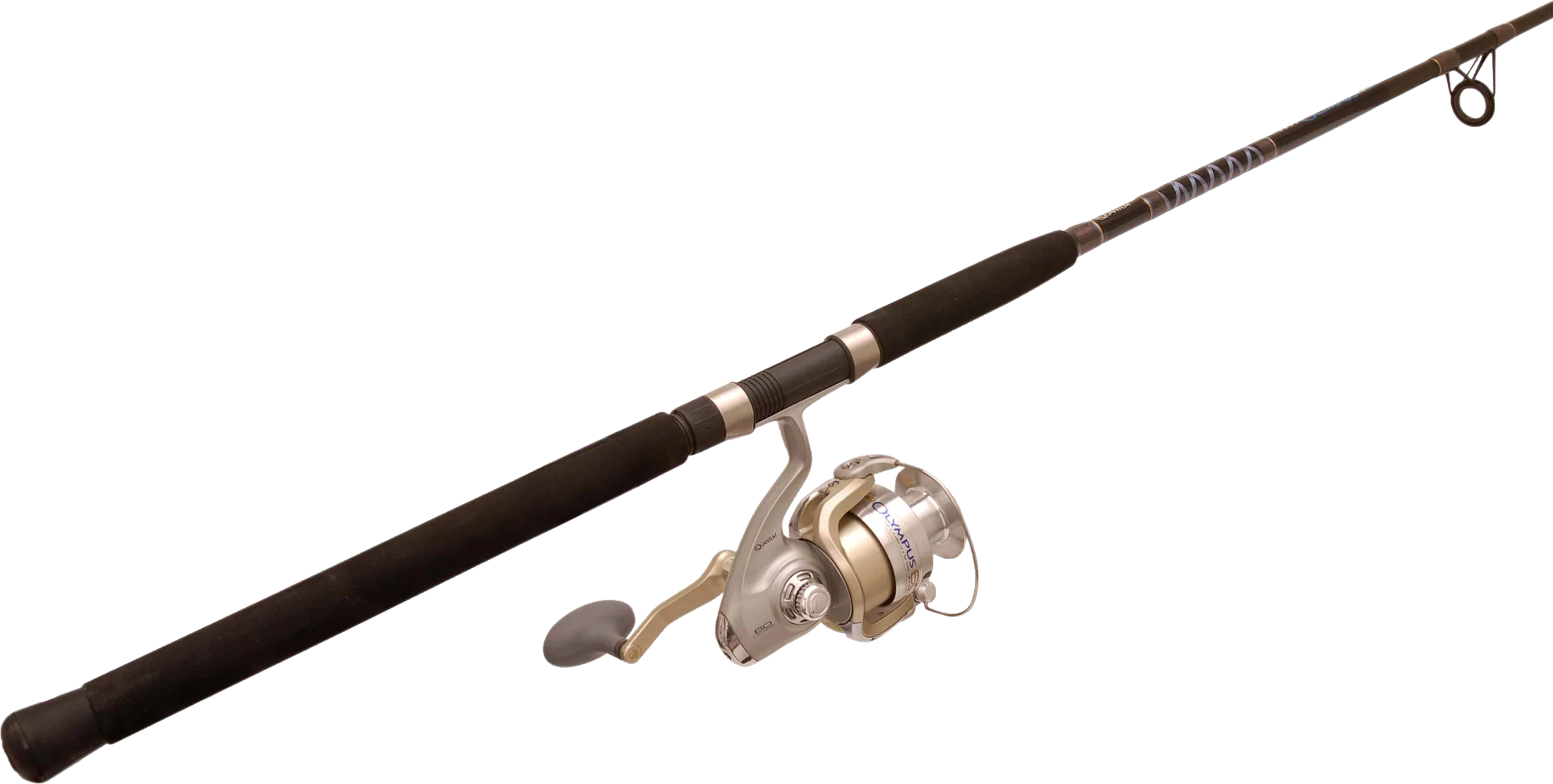 Classic Fishing Pole and Reel Clipart: Angler's Essential Outdoor Gear Illustration