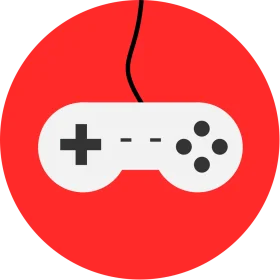Classic Video Game Controller Clipart: Retro Gaming Minimalist Icon Design