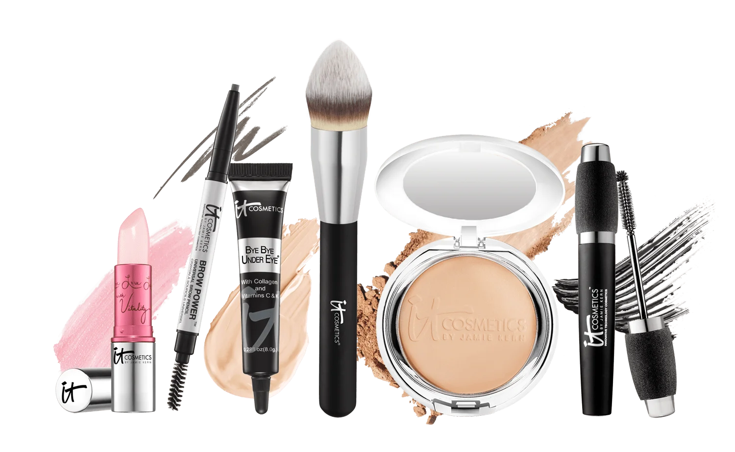 Professional Makeup Brushes and Cosmetic Tools Clipart Collection