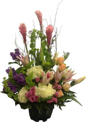 Exquisite Floral Animation: Luxurious Bouquet of Soft Pastel and Bold Botanical Treasures
