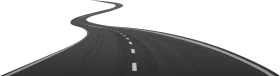 Winding Highway Perspective Clipart: A Journey Through Graphic Minimalism