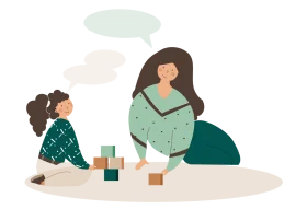 Nurturing Connection: A Compassionate Therapy Clipart Illustration of Emotional Support