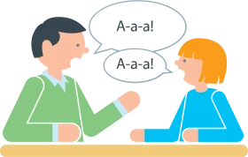 Speech Therapy Interaction Clipart: Communication and Language Development