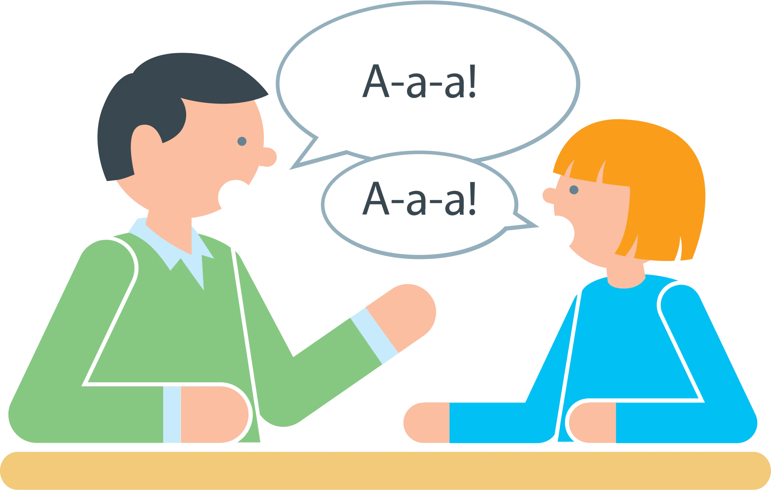 Speech Therapy Interaction Clipart: Communication and Language Development