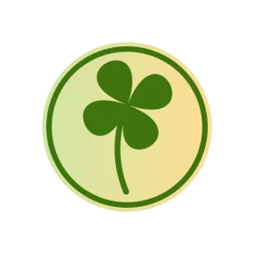 Lucky Four Leaf Clover Clipart: A Charming Symbol of Good Fortune and Hope