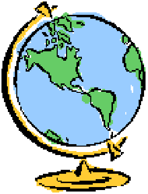 Animated globe clip art 2