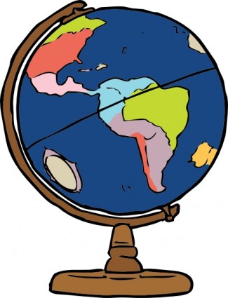 Earth globe clip art free clipart images
