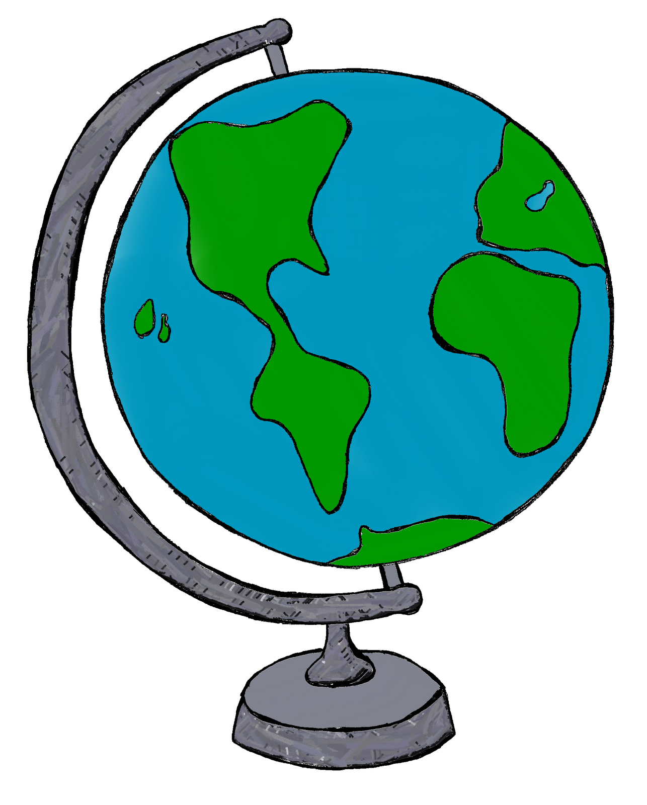 Globe earth clipart black and white free clipart images 2