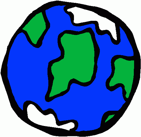 Globe earth cliparts