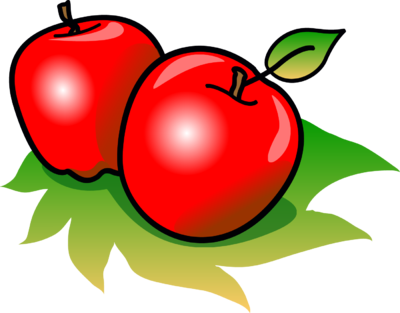 Image apples food clip art