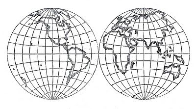 Vintage clip art globes earth steampunk graphics fairy