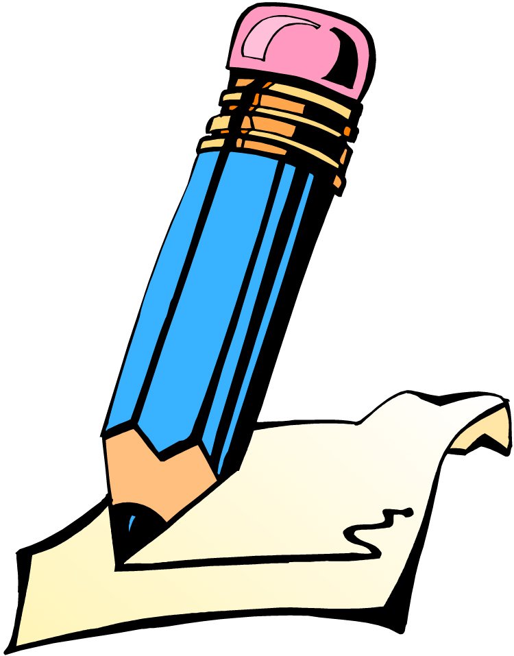 Writing clip art animated free clipart images 2 - Clipartix