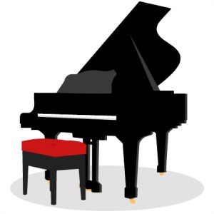 1 7 7 6 electric piano clipart theme image 9