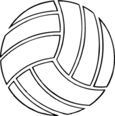 Volleyball clipart 1 - Clipartix