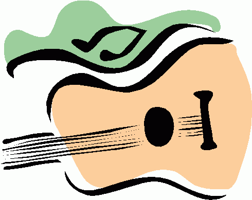 Acoustic guitar clip art clipart