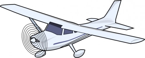 Airplane cessna plane clip art free vector in open office drawing svg